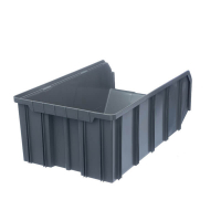 V-4 Пластиковый ящик серый, (502х305х186) 20 литров HV Market