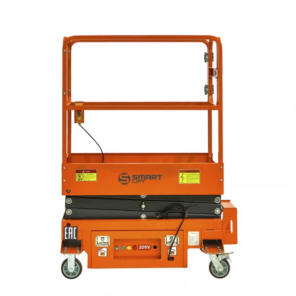 Подъемник ножничный несамоходный SJY-0.3-3.9 (AC&DC, 300 кг, 3,9 м) SMARTLIFT (SMART)