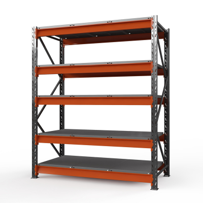 Стеллаж металлический ОПТИМА, 3500х1250х785 мм. Полки: 5 шт. метал.