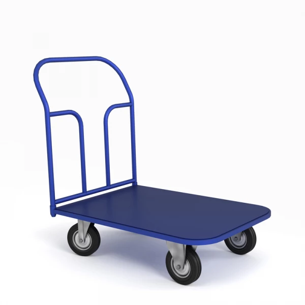 Тележка платформенная ТП 2 (600х900) г/п 550 кг. 200 литая протекторная резина