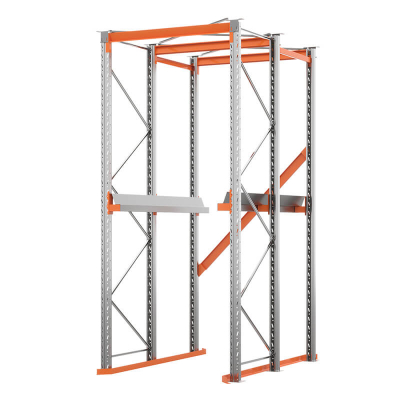 Стеллаж набивной паллетный (3500х1580х1800 мм), 1 линия, 2 яруса HV Market