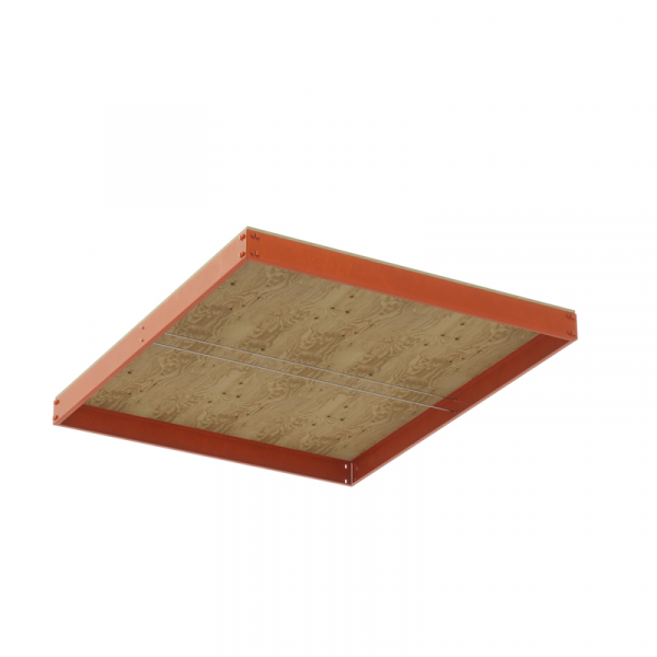 Ярус стеллажа Профи Т, фанерный настил с усилением (1240Х1005 мм)