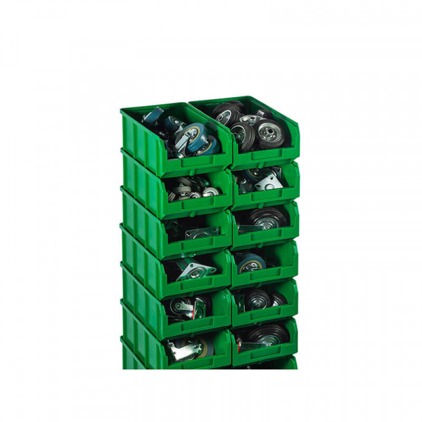 V-3 Пластиковый ящик зеленый, (342х207х143) 9,4 литра