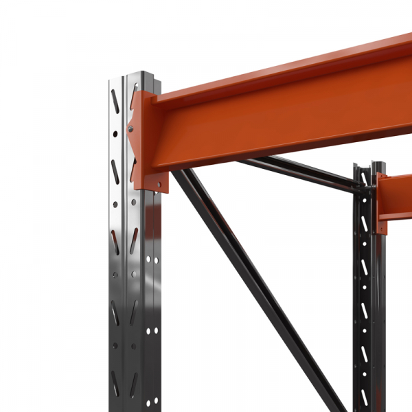 Стеллаж металлический ОПТИМА, 3500х2500х785 мм. Полки: 6 шт. без настила