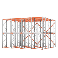 Стеллаж набивной паллетный (4000х6020х4000 мм), 4 линии, 2 яруса HV Market