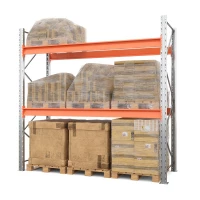 Стеллаж металлический паллетный 2500х2700х1100 мм (70.1.5). Ярусы: пол+2 HV Market