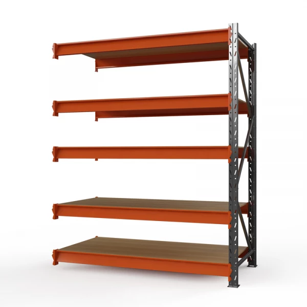Секция приставная стеллажа металлического ОПТИМА, 2500х2500х785 мм. Полки: 5 шт. фанера