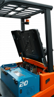 Электрический вилочный погрузчик FE4P20QC Triplex mast (Литий 412Ач, FFL, В-4800мм) HV Market