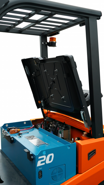Электрический вилочный погрузчик FE4P20QC Triplex mast (Литий 412Ач, FFL, В-5000мм) HV Market