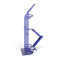 Тележка для перевозки двух газовых баллонов ГБ 2 г/п 220 кг. без колес HV Market