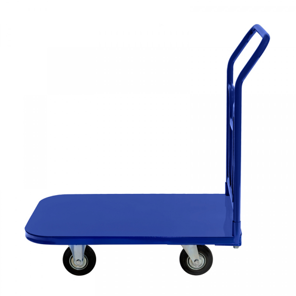 Тележка платформенная ТПТ (г/п 300 кг, 800x500 мм, колеса черная резина 125 мм)