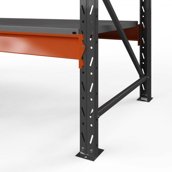 Стеллаж металлический ОПТИМА, 3000х1530х785 мм. Полки: 5 шт. метал.