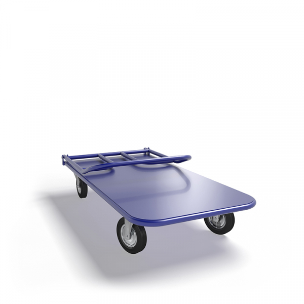 Тележка платформенная со складной ручкой ТПСР 3 М (600х1000) г/п 400 кг.160 черная резина HV Market