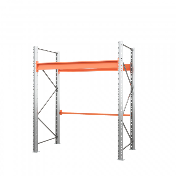 Стеллаж металлический паллетный 2000х1800х1100 мм (70.1.5). Ярусы: пол+1