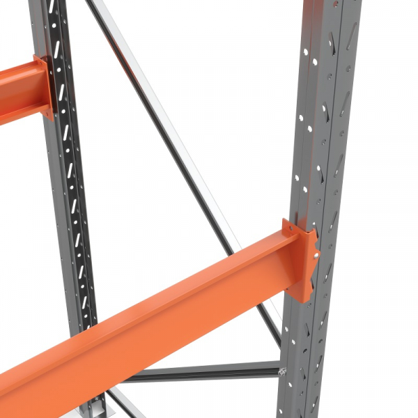 Стеллаж металлический паллетный 2000х1800х1100 мм (70.1.5). Ярусы: пол+1