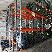 Стеллаж металлический паллетный 2000х1800х1100 мм (70.1.5). Ярусы: пол+1 HV Market