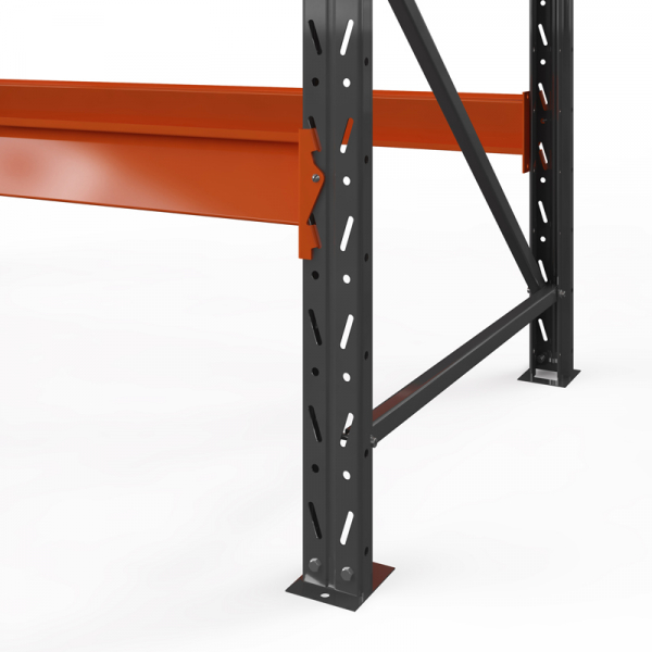 Стеллаж металлический ОПТИМА, 3500х1530х785 мм. Полки: 4 шт. без настила