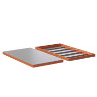 Ярус стеллажа Профи Т, металлический сплошной настил (1845х500 мм) HV Market