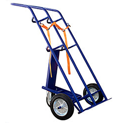 Тележка для перевозки двух газовых баллонов ГБ 2 г/п 220 кг. колеса литые 250 мм. HV Market