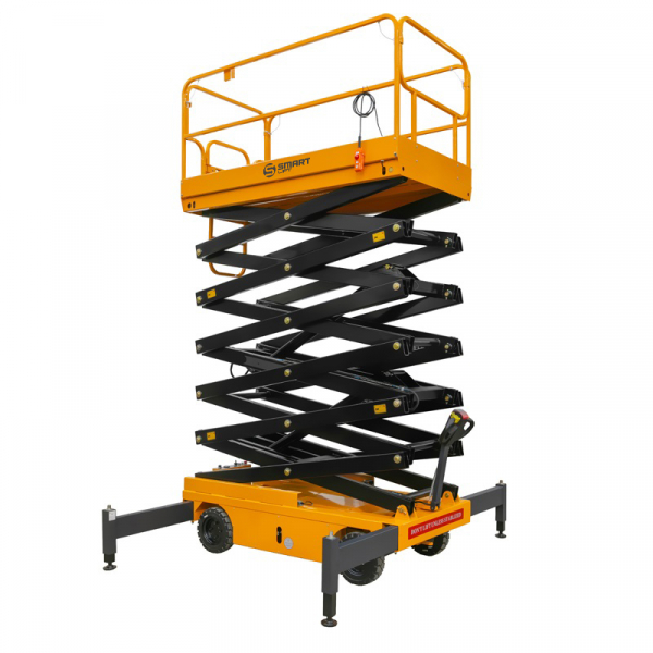 Подъемник ножничный самоходный SJY-0.3-13A (300 кг; 12,8 м) SMARTLIFT