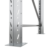 Стеллаж металлический паллетный 2000х1800х1100 мм. Ярусы: пол+1 HV Market