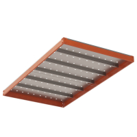 Ярус стеллажа Профи Т, металлический перфорированный настил с усилением (1845х455 мм) HV Market