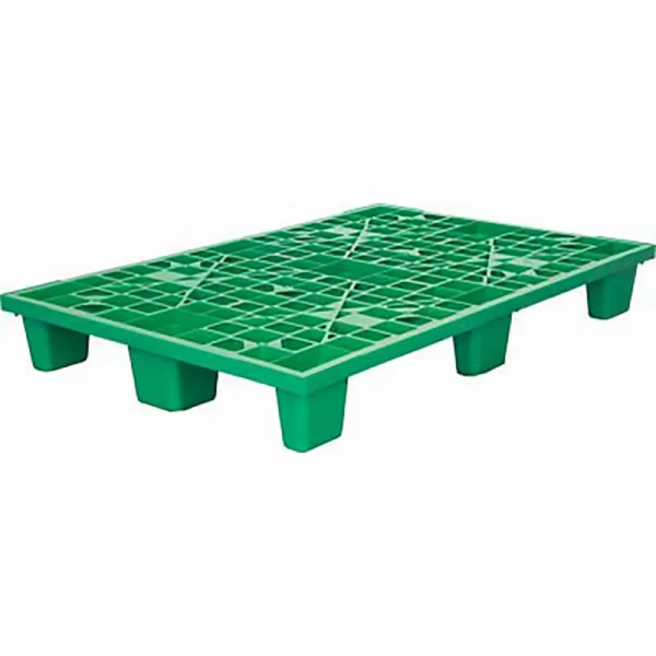 Паллет 1200х800х160 мм (перфорированный на ножках) TR 1208 L зеленый HV Market