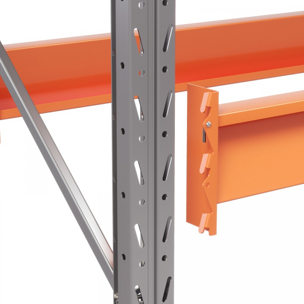 Секция приставная стеллажа металлического паллетного 5000х1800х1100 мм (85.1.5). Ярусы: пол+3