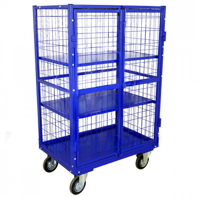 Шкаф сетчатый металлический ШСМ 2 (600х900х1200) г/п 550 кг.160 литая протекторная резина HV Market