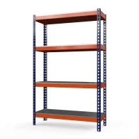 Стеллаж Профи Т (2000/1540/655), 4 яруса металл оц., с усилителем HV Market