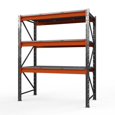 Стеллаж металлический ОПТИМА, 2000х2500х600 мм. Полки: 3 шт. металл