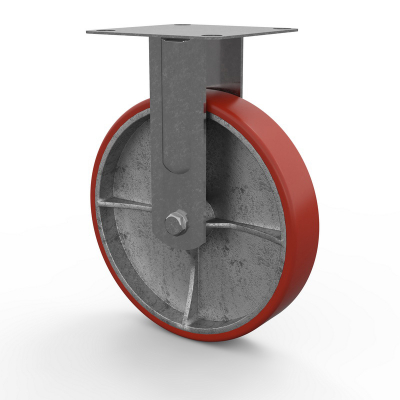 Колесо большегрузное FCp80 неповоротное (200*50 мм; 400 кг; КР/ПУ) 29200 CPUF