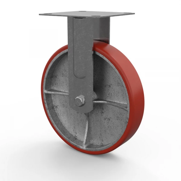 Колесо большегрузное FCp80 неповоротное (200*50 мм; 400 кг; КР/ПУ) 29200 CPUF