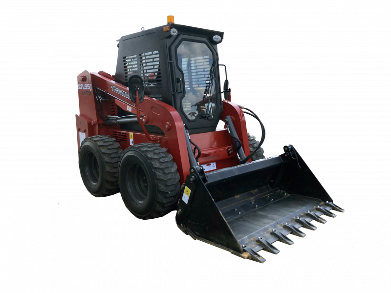 Мини-погрузчик QUADTRAC SSL95 MAX (950 кг кондиционер ковш 4-1)