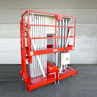 Телескопический двухмачтовый подъемник ZX-2-100 OXLIFT 10 м 200 кг HV Market