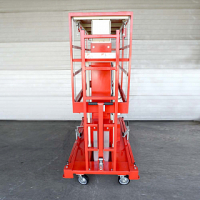 Телескопический двухмачтовый подъемник ZX-2-100 OXLIFT 10 м 200 кг HV Market