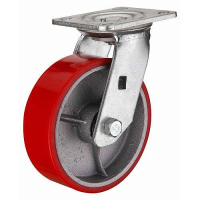 Колесо большегрузное SCP 63 полиуретановое поворотное ⌀ 150 HV Market