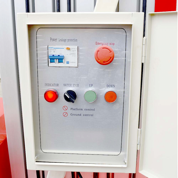 Телескопический двухмачтовый подъемник ZX-2-140 OXLIFT 14 м 200 кг