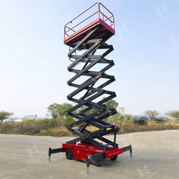 Самоходный ножничный подъемник QZ-050-120 OXLIFT 12000 мм 500 кг