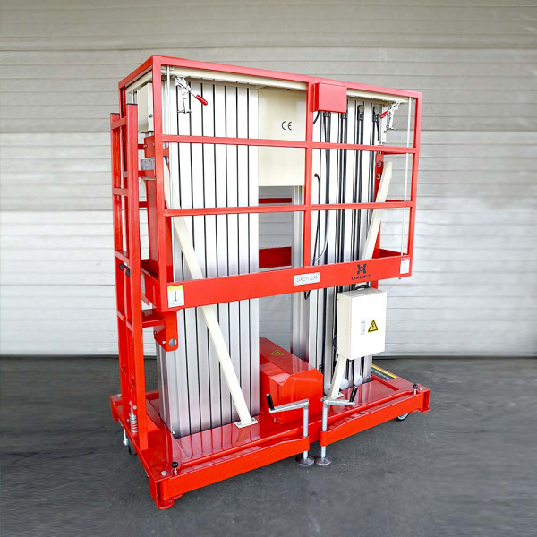 Телескопический двухмачтовый подъемник ZX-2-120 OXLIFT 12 м 200 кг