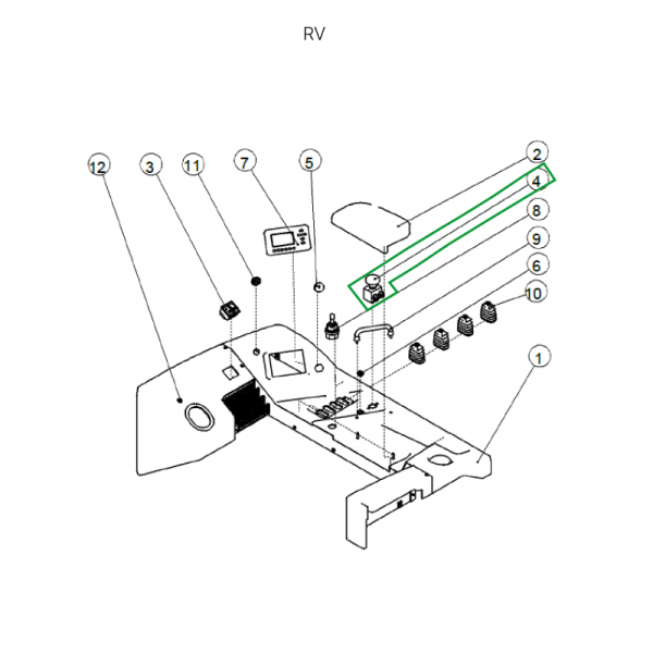 Аварийный выключатель для ричтрака RV (48V)