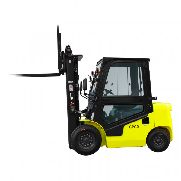 Дизельный погрузчик с кабиной YETT CPCD15-WS5K2-M350-3W-K