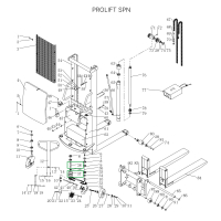 Основание ручки с рулевым валом для штабелеров SPN HV Market