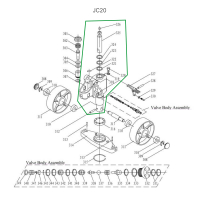 Ось крепления ручки для гидравлических тележек AC25 HV Market