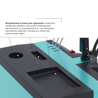 Штабелер с выдвижной мачтой (мини-ричтрак) PROLIFT PRO MRV 2060 HV Market